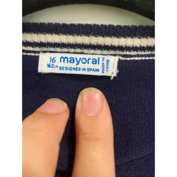 Mayoral Girls' Knit Embellished Cardigan - Picture 8 of 8